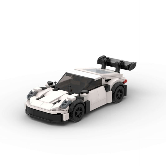 RevVBlox Porsche 911 GT3 RS diecast model car with detailed exterior and racing design, realistic features and vibrant colors.