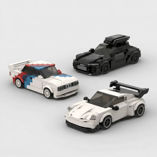 RevVBlox German Icons Bundle featuring 3D-printed, detailed German symbols and icons on a white background.