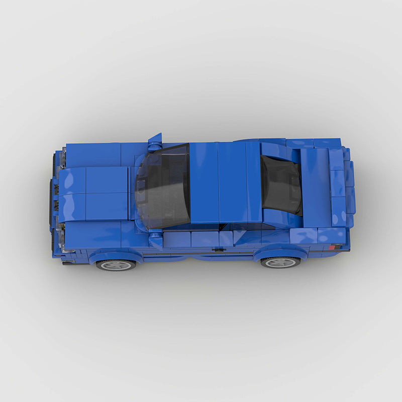 RevvBlox BMW M3 E36 model car in silver with detailed exterior, showcasing the classic sports car design.