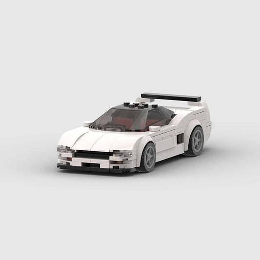 RevvBlox Honda NSX model car in black with detailed exterior design, displayed on a plain background.