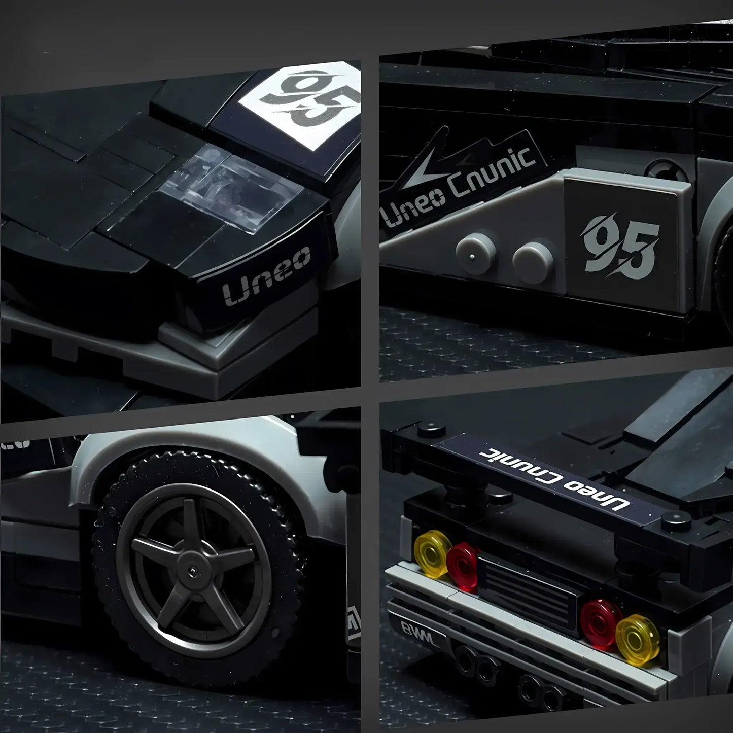 McLaren F1 model by RevvBlox, showcasing sleek design and detailed features in a dynamic angle view.