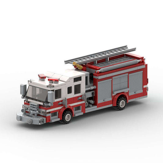 Redline Sentinel Fire Truck - RevvBlox