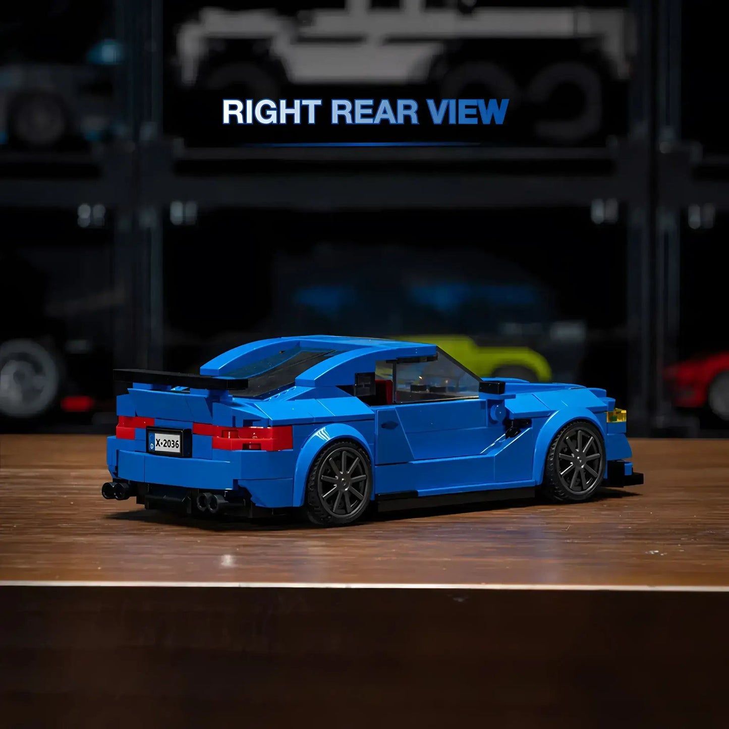 RevvBlox BMW M14 model in sleek design with detailed features and vibrant colors, showcasing its sporty appeal.