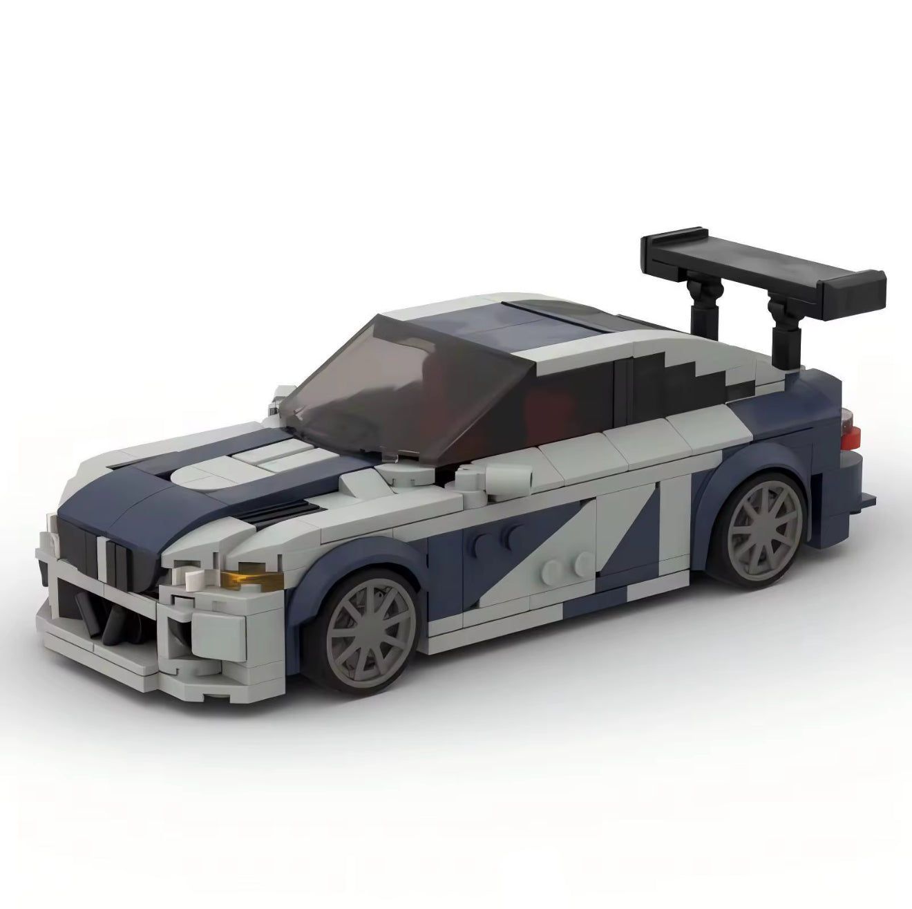 BMW M3 GTR E46 model by RevvBlox showcasing detailed exterior and sleek design elements.