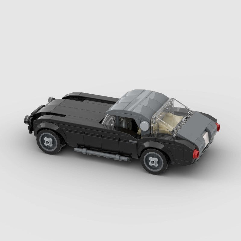 RevvBlox Maserati A6 GCS model car in blue with detailed exterior and interior features, miniature collectible vehicle.