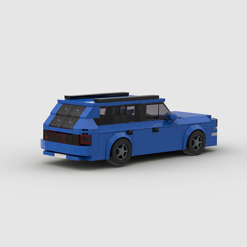 RevVblox Audi RS2 model car in detailed scale replica, showcasing sleek design and realistic features.