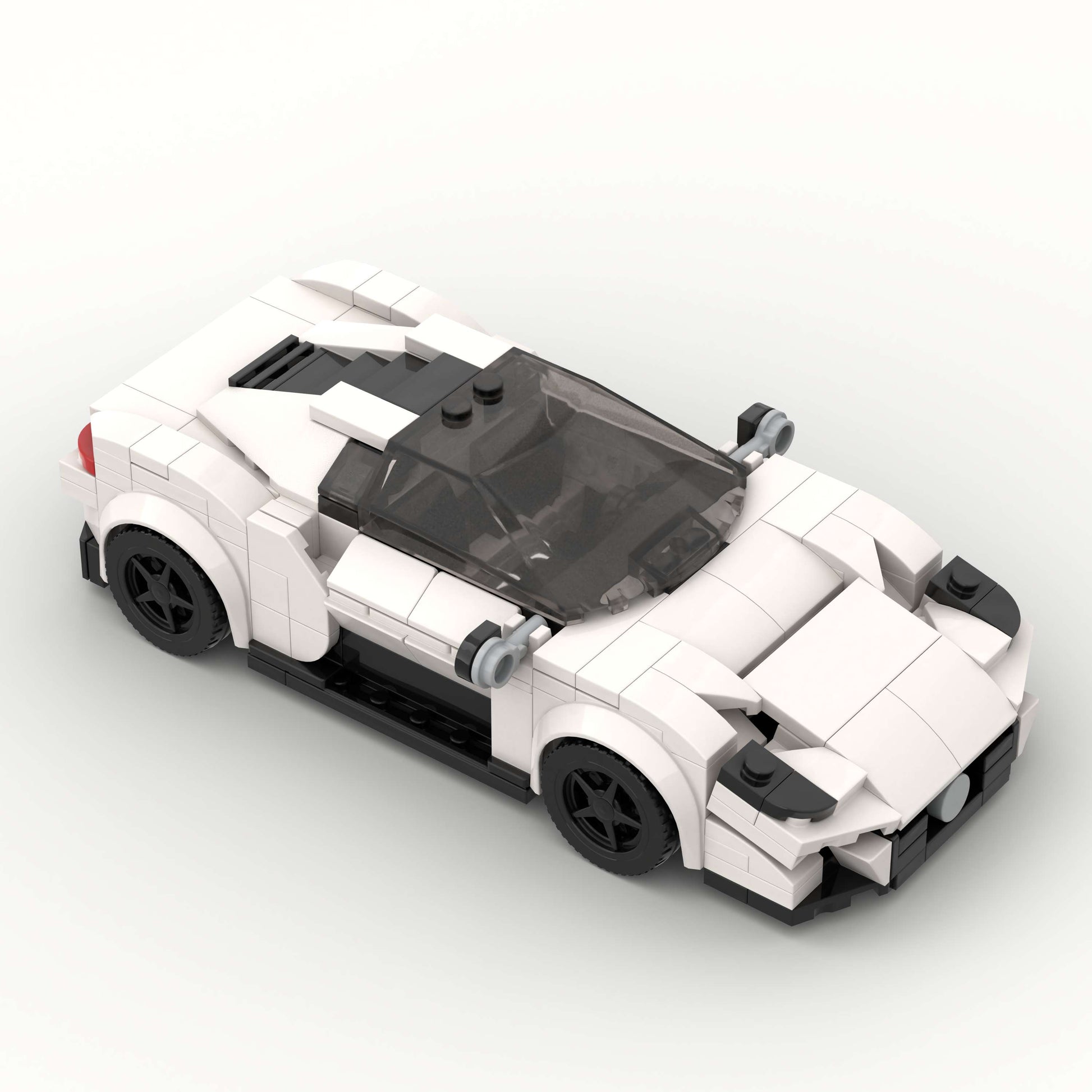 Revvblox Maserati MC20 model car with detailed exterior and sleek design, showcasing the luxury sports car in a realistic miniature.