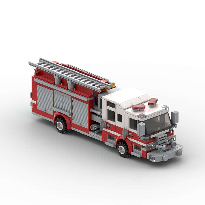 Redline Sentinel Fire Truck - RevvBlox