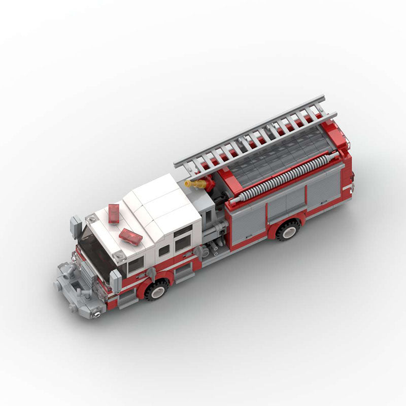 Redline Sentinel Fire Truck - RevvBlox
