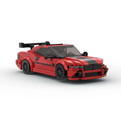 RevvBlox BMW M8 diecast model car with detailed exterior and sporty design, showcasing the luxury sports car in a realistic pose.
