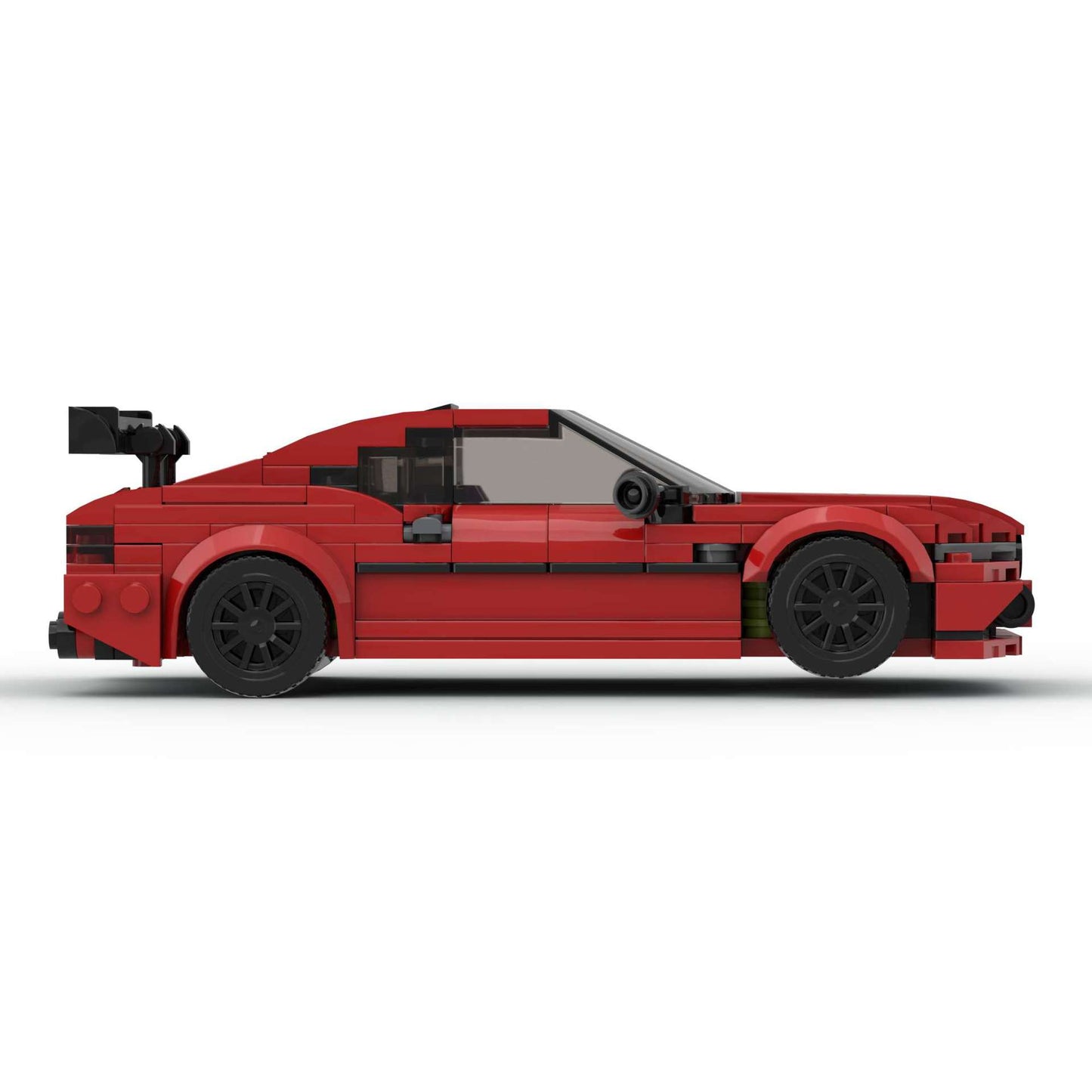 RevVBlox BMW M8 diecast model car with detailed exterior and interior, showcasing sleek design and metallic blue finish.