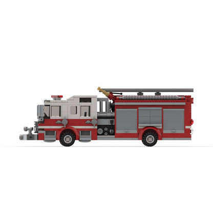 Redline Sentinel Fire Truck - RevvBlox