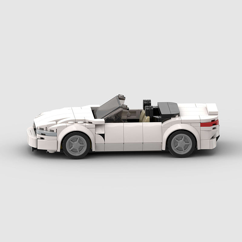RevvBlox BMW Z4 Roadster diecast model car with detailed exterior and open convertible top on a plain background