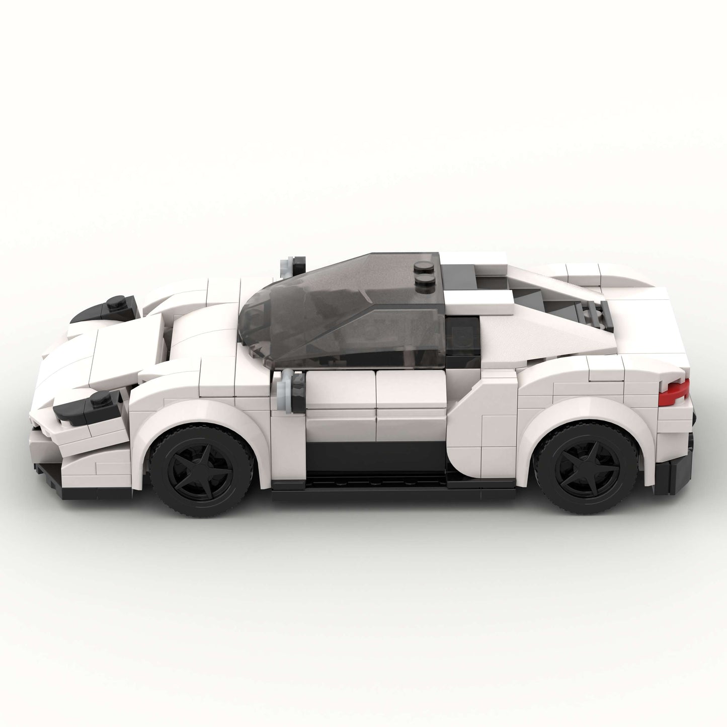 RevVBlox Maserati MC20 model car in detailed blue with sleek design and realistic features, perfect for collectors and enthusiasts.
