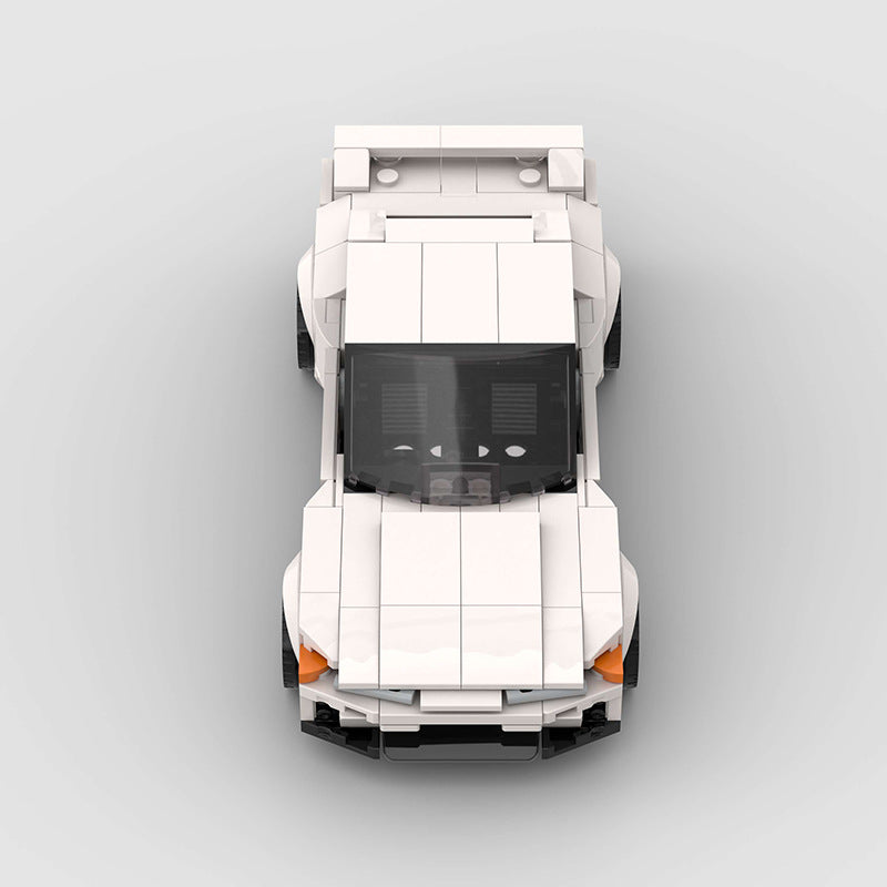 Revvblox Honda Prelude 5th Gen model car in black with detailed exterior, showcasing the miniature collectible vehicle.