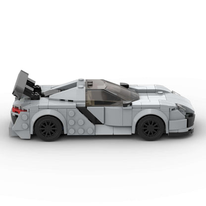RevvBlox Porsche 918 Spyder model car with detailed body and vibrant paint, showcasing realistic design and intricate features.