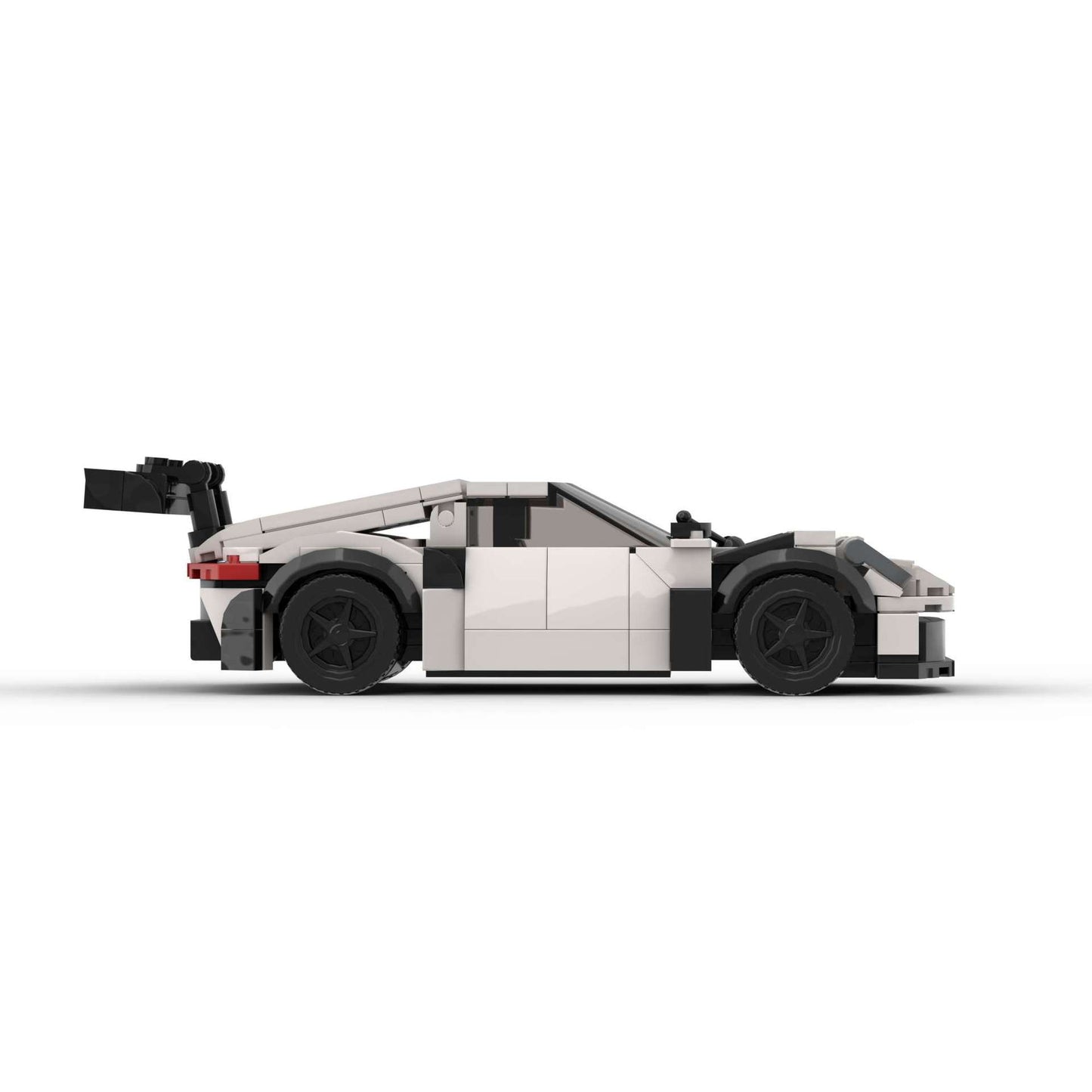 Red Porsche 911 GT3 RS model car by RevvBlox, detailed scale replica with sporty design and intricate features.