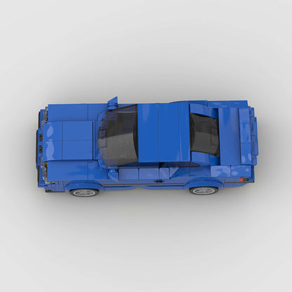 RevvBlox BMW M3 E36 model car in silver with detailed exterior, showcasing the classic sports car design.