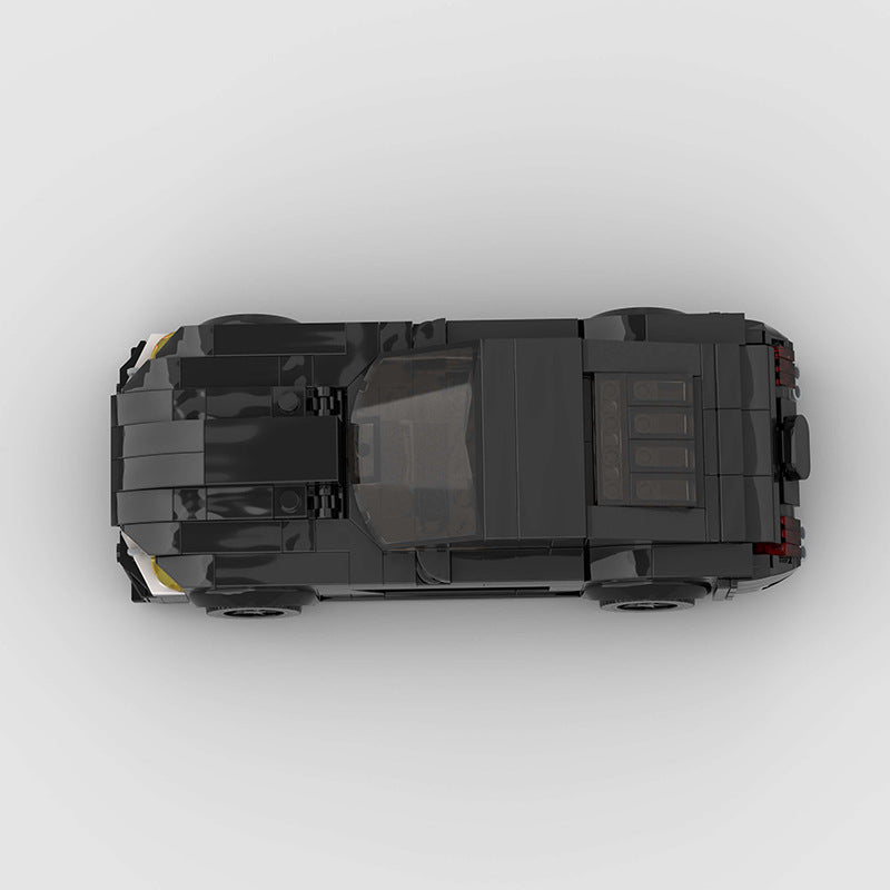 RevvBlox Fort Mustang GT500 building block toy set with detailed model of a Ford Mustang GT500 car on a white background