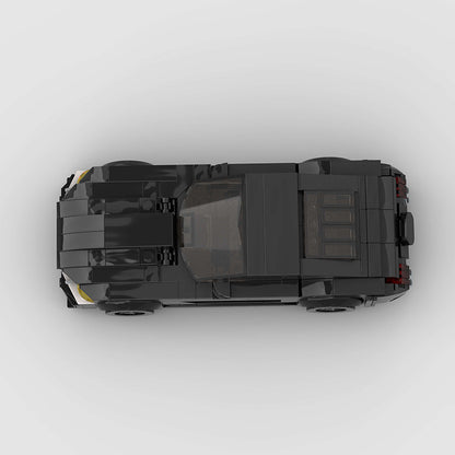 RevvBlox Fort Mustang GT500 building block toy set with detailed model of a Ford Mustang GT500 car on a white background