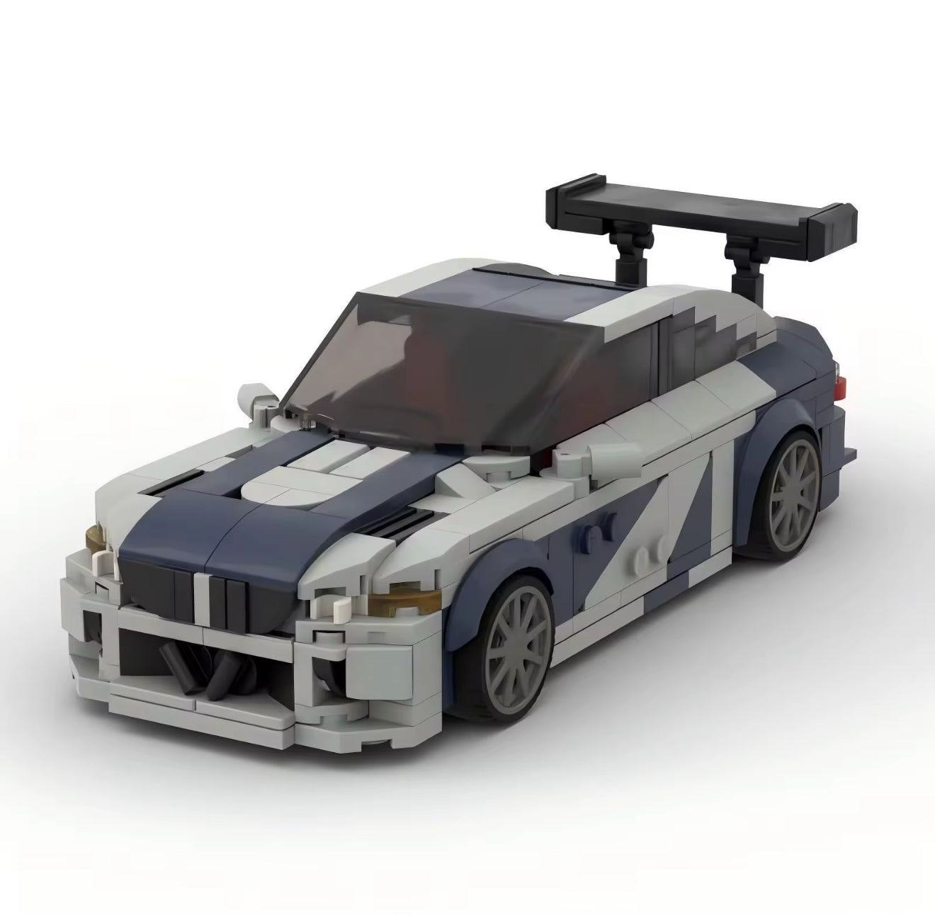 BMW M3 GTR E46 model from Need For Speed by RevvBlox, showcasing sleek design and detailed bodywork.