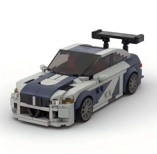 BMW M3 GTR E46 model from Need For Speed by RevvBlox, showcasing sleek design and detailed bodywork.