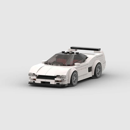 RevvBlox Honda NSX model car in black with detailed exterior design, displayed on a plain background.