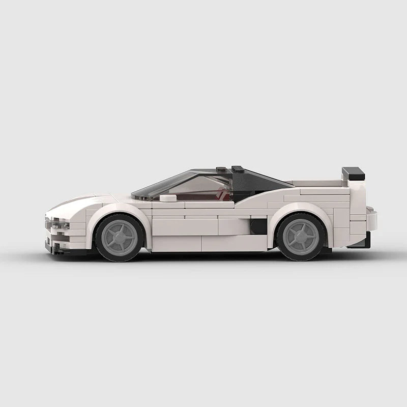 RevVBlox Honda NSX model car with detailed design and vibrant colors, showcasing the miniature collectible vehicle.